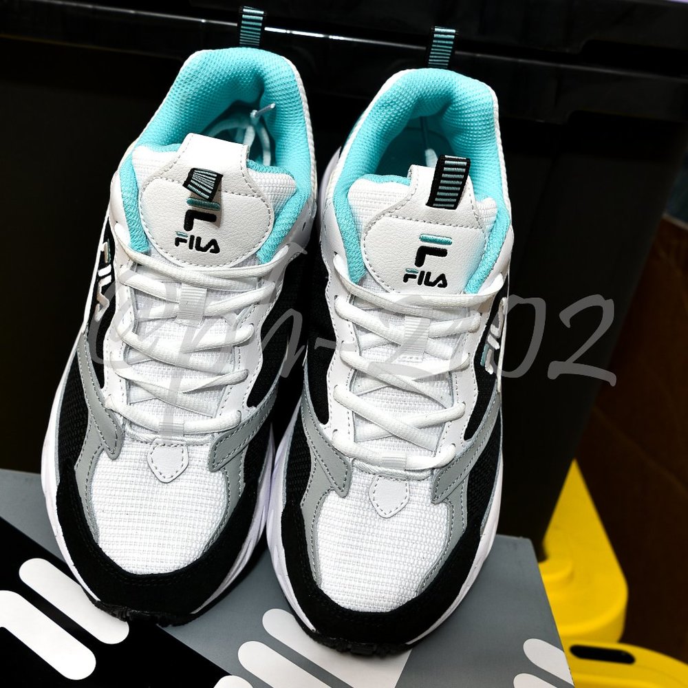 FILA Ladies'  Shoes Green‎ ( White/Black/Mint)